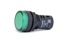 Лампа сигнальная компактная ⌀22 LED 230В  зеленая IP44 ENGARD