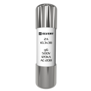 Плавкий предохранитель FС03 2A 10,3x38 gG ELVERT (упаковка 20шт) ENGARD