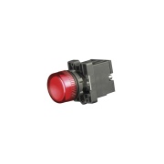 Лампа сигнальная в пластиковом корпусе LED 230В красная 