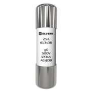 Плавкий предохранитель FС03 25A 10,3x38 gG ELVERT (упаковка 20шт) ENGARD