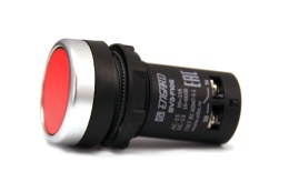 Кнопка компактная в пластиковом корпусе  красная IP44 ENGARD