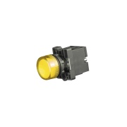 Лампа сигнальная в пластиковом корпусе LED 230В желтая 