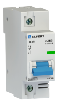 Автоматический выключатель  eZ113 1Р B32 10кА ELVERT 