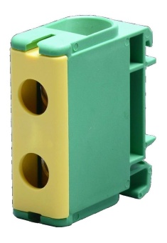 Клеммный блок закрытый 320А желто-зеленый ENGARD
