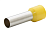 Наконечник штыревой втулочный изолированный НШВИ 25-22 цвет желтый (1 пакет/50 шт.) ENGARD