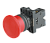 Кнопка грибок "СТОП" с фиксацией и поворотом красная IP65 ф40мм 
